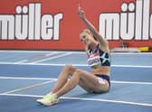 Keely Hodgkinson is the fastest women ever over 600m on an indoor track