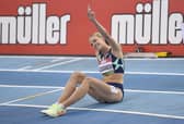 Keely Hodgkinson is the fastest women ever over 600m on an indoor track