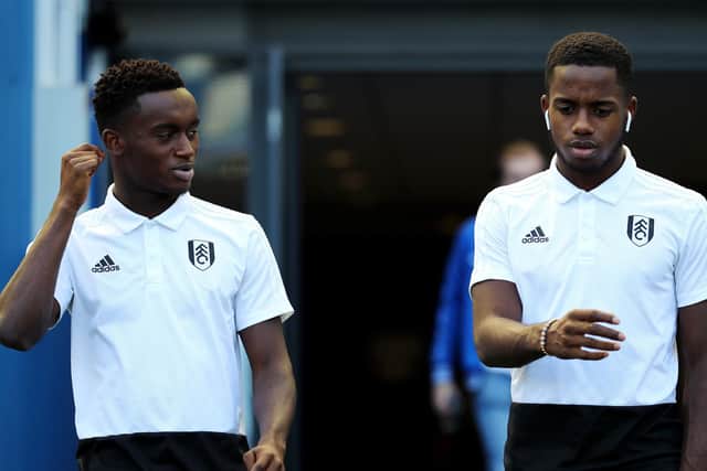 The Sessegnon twins - Steven (left) and Ryan (right) - pictured during their time together at Fulham