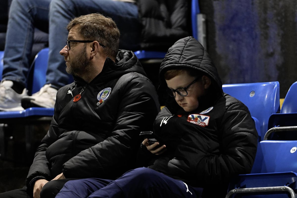 Are YOU in our 17-strong Wigan Athletic fans gallery from Stockport County?