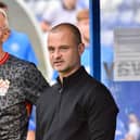 Shaun Maloney shared the technical area with Tranmere boss - and former Latics goalkeeper - Nigel Adkins