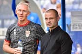Shaun Maloney shared the technical area with Tranmere boss - and former Latics goalkeeper - Nigel Adkins