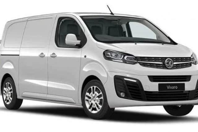 A Vauxhall Vivaro Sportive van similar to the one driven by Darren Smith