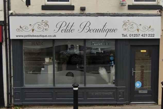 Petite Boutique on High Street, Standish, has a 5 out of 5 rating from 16 Google reviews