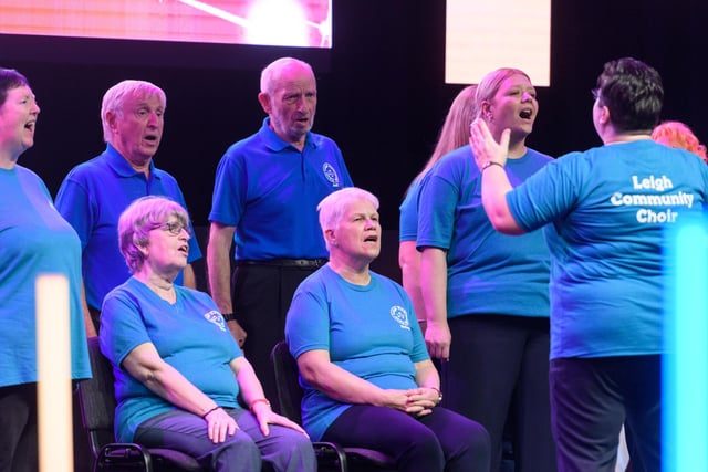 Leigh Community Choir entertains the audience
