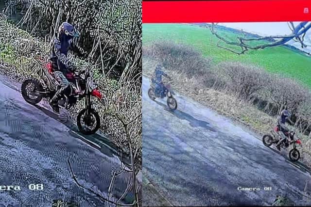 Police want to speak to these motorcyclists after horse rider Shannon Taylor was injured on Bee Fold Lane, Atherton