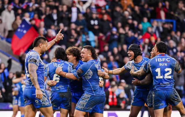 Samoa beat Tonga in their quarter-final tie