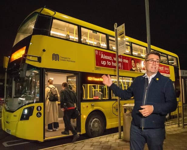 Greater Manchester mayor Andy Burnham hails the Bee Network on its first anniversary