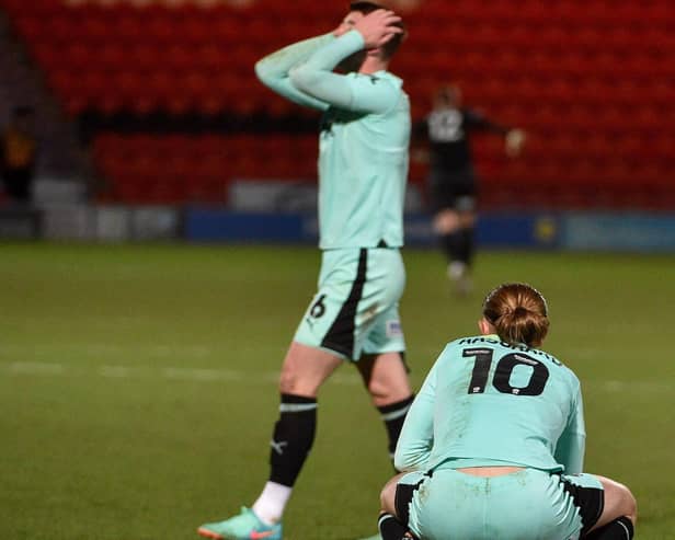 Doncaster celebrate as Latics are dumped out of the Bristol Street Motors Trophy on penalties
