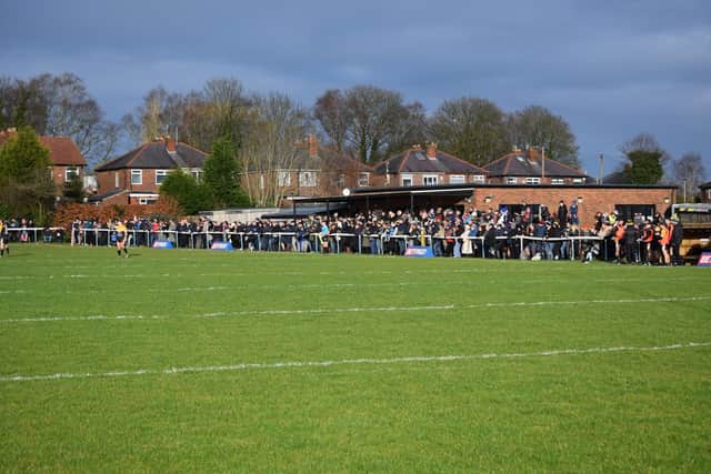 The club attracted one of their biggest ever crowds for the visit of Challenge Cup debutants Haresfinch