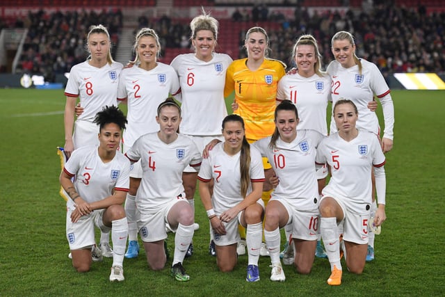 The Lionesses' first outing of 2022 was a 1-1 draw with Canada at the Riverside Stadium (Photo by OLI SCARFF/AFP via Getty Images).