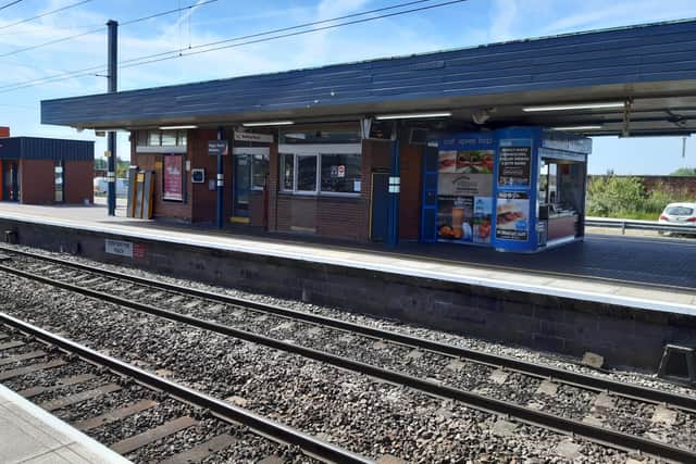 Another view of an empty platform at Wigan North Western