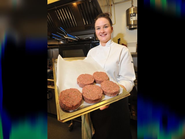 Chef Sarah Blackwood at the cafe and food hall at Derby House, The Paddock