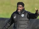 Kolo Toure has been hard at work on the training ground this week