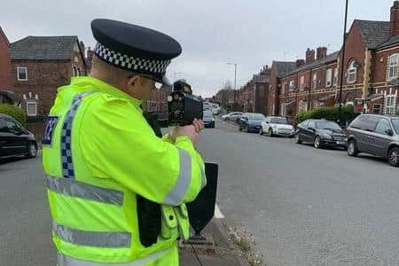 Police officers carried out the operation on Ormskirk Road on Sunday