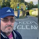 Former councillor Gareth Fairhurst at the Bradley Lane bridge