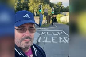Former councillor Gareth Fairhurst at the Bradley Lane bridge