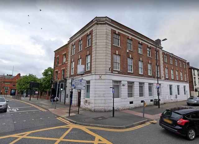 The old Royal Bank of Scotland building in Leigh