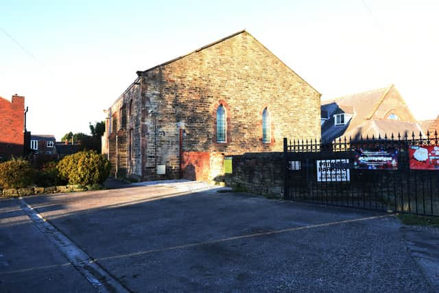 General view of Living Faith church car park, Orrell.