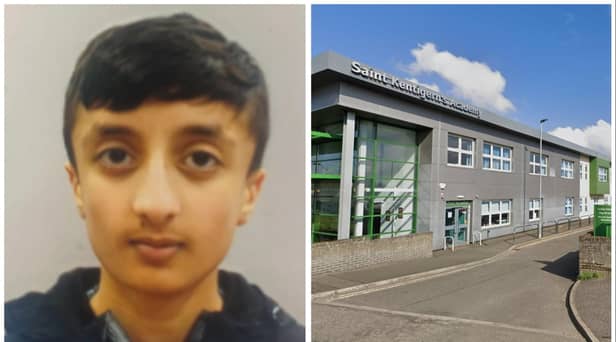 Hamdan Aslam died at St Kentigern’s Academy in Blackburn of natural causes, police have said