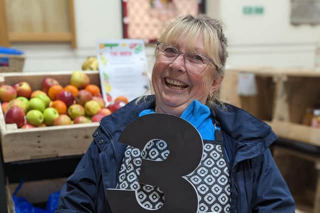 Food community volunteer Susan Winstanley is supporting The Brick's DONATE3 campaign