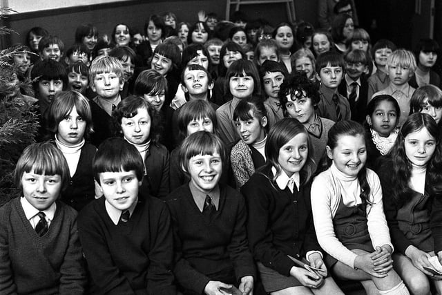 The opening day at Whelley Middle School on January 17, 1973