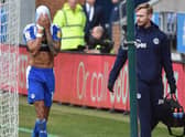 Curtis Tilt limps off against Bolton