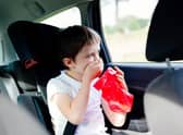 Children are particularly susceptible to car sickness