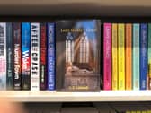 Lady Mabel's Gold on the shelves of Waterstones bookshop in Wigan