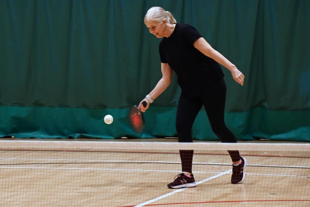 Pickleball sessions, held at Robin Park leisure centre, Wigan.