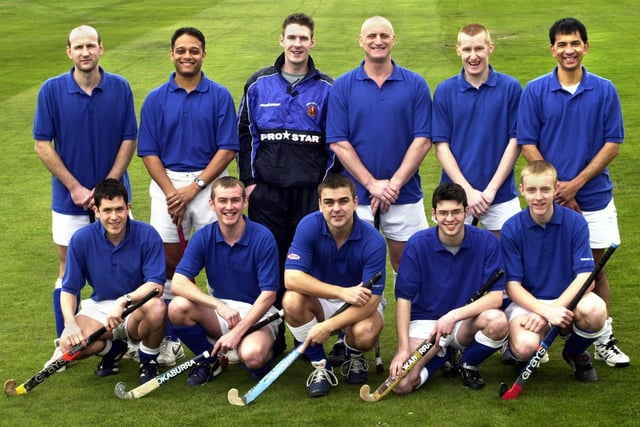 The Wigan Hockey Club men's first team in March 2001