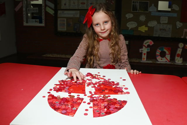 Reception pupils are making lovely artwork to be displayed in the local community.