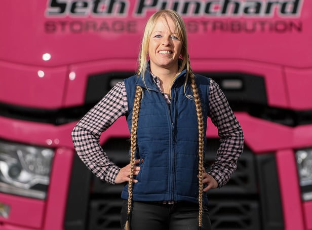 <p>The mum- of-one now drives a 14ft high, 16.5m long, 44 tonne, 16 wheeled tipper truck along Britain's motorways, delivering sand and gravel to building sites and quarries for 60 hours a week.</p>