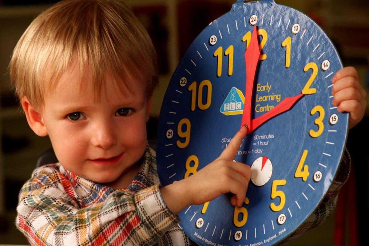 Joe Gaskell Wigan tots who have reminded us to put clocks forward over the years