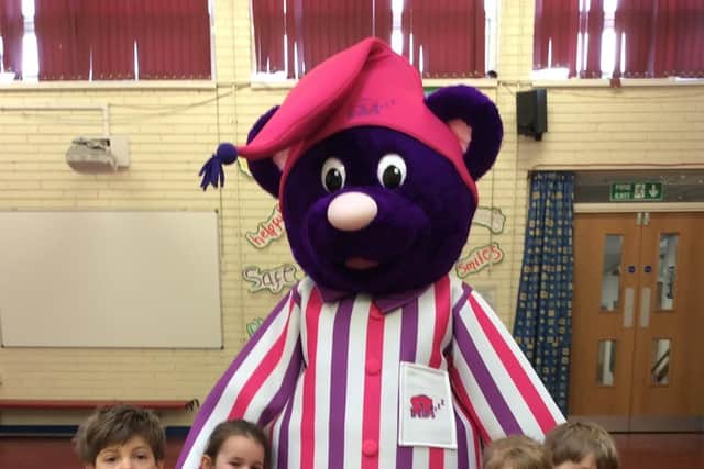 Snoozy and friends at Billinge Chapel End Primary School