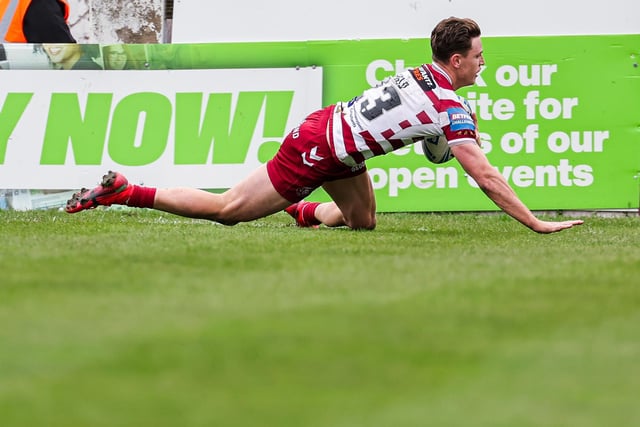 Field went over in the final moments to complete his hat-trick and round off a 36-6-victory for Wigan.
