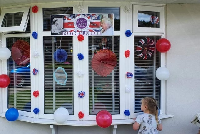 A very Jubilee dressed house.