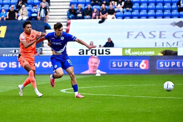 Dara Costelloe and Latics struggled to lay a glove on Stockport