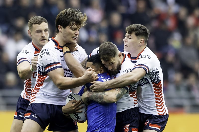 Fresh from winning the Grand Final, the Wigan prop won his second England cap, named to start in the front-row. A solid opening 29-minute stint and later returned midway through the second half