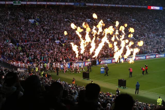 Wigan Warriors are 80 minutes from a return to Old Trafford