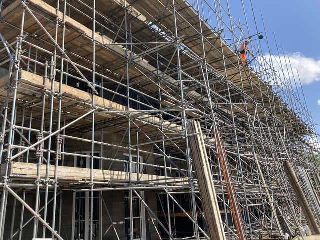 Haigh Hall in Wigan as it undergoes a multi-million-pound transformation