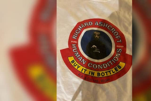 Richard Ashcroft so love Uncle Joe's Mint Balls that he fashioned his own T-shirt design paying homage to the sweets to promote his 2002 album Human Conditions