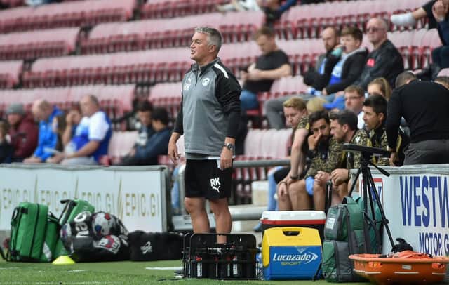 Rob Kelly, who will lead Latics into Saturday's massive six-pointer against Blackpool at the DW
