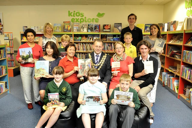 A delegation from Angers donated 10 books to Lamberhead Green Library at a special reception hosted by the Mayor of Wigan Coun Michael Winstanley
