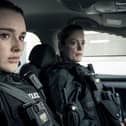 Annie (Katherine Devlin) and Jen (Hannah McClean) are two of the young coppers in the BBC's new police drama Blue Lights