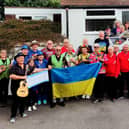 Several North West ukulele bands were in attendance for the cheque celebration