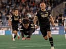 Callum Lang celebrates his late winning goal at Huddersfield