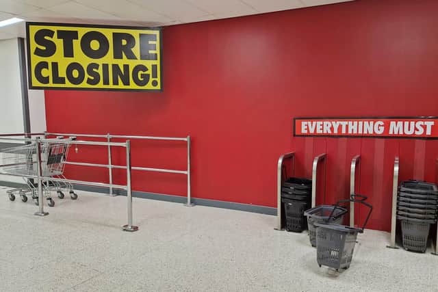 Just about everything has gone from the Wilko store