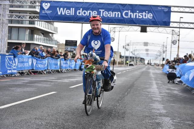 It will be the 40th year Tony has completed the 60-mile bike ride