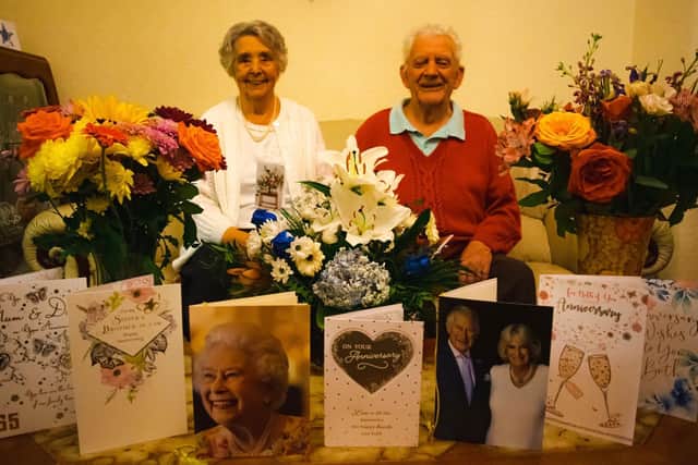 Renee and Harry Dickinson celebrate their 65th wedding anniversary